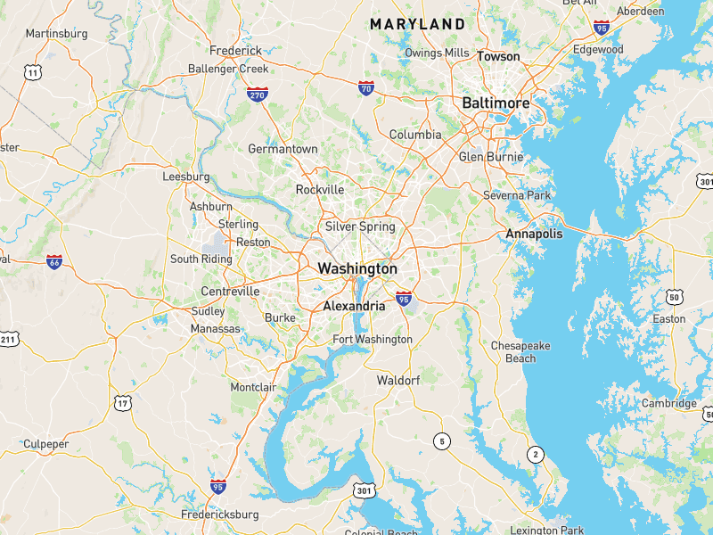 Illustrative map from the design, not the property's verified location